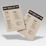 Laminated Menus 2