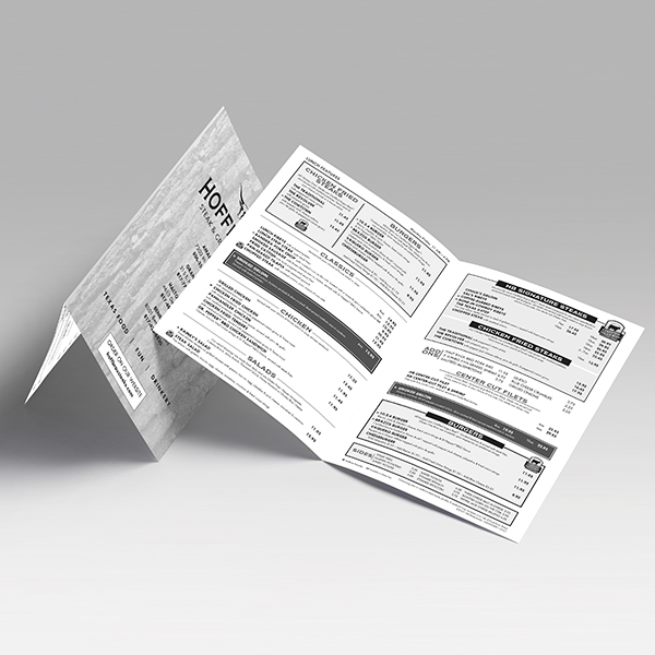 Take Out / To Go Menus 2