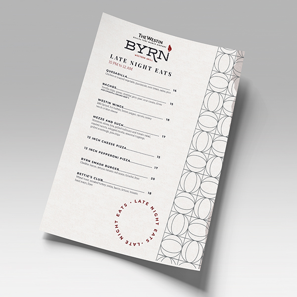 Water / Tear Resistant Menus 2
