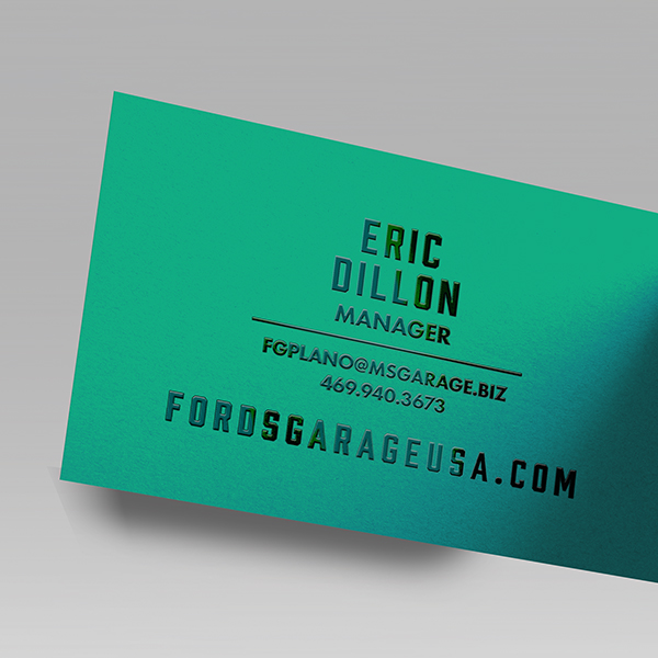 Raised Spot UV Business Cards 2