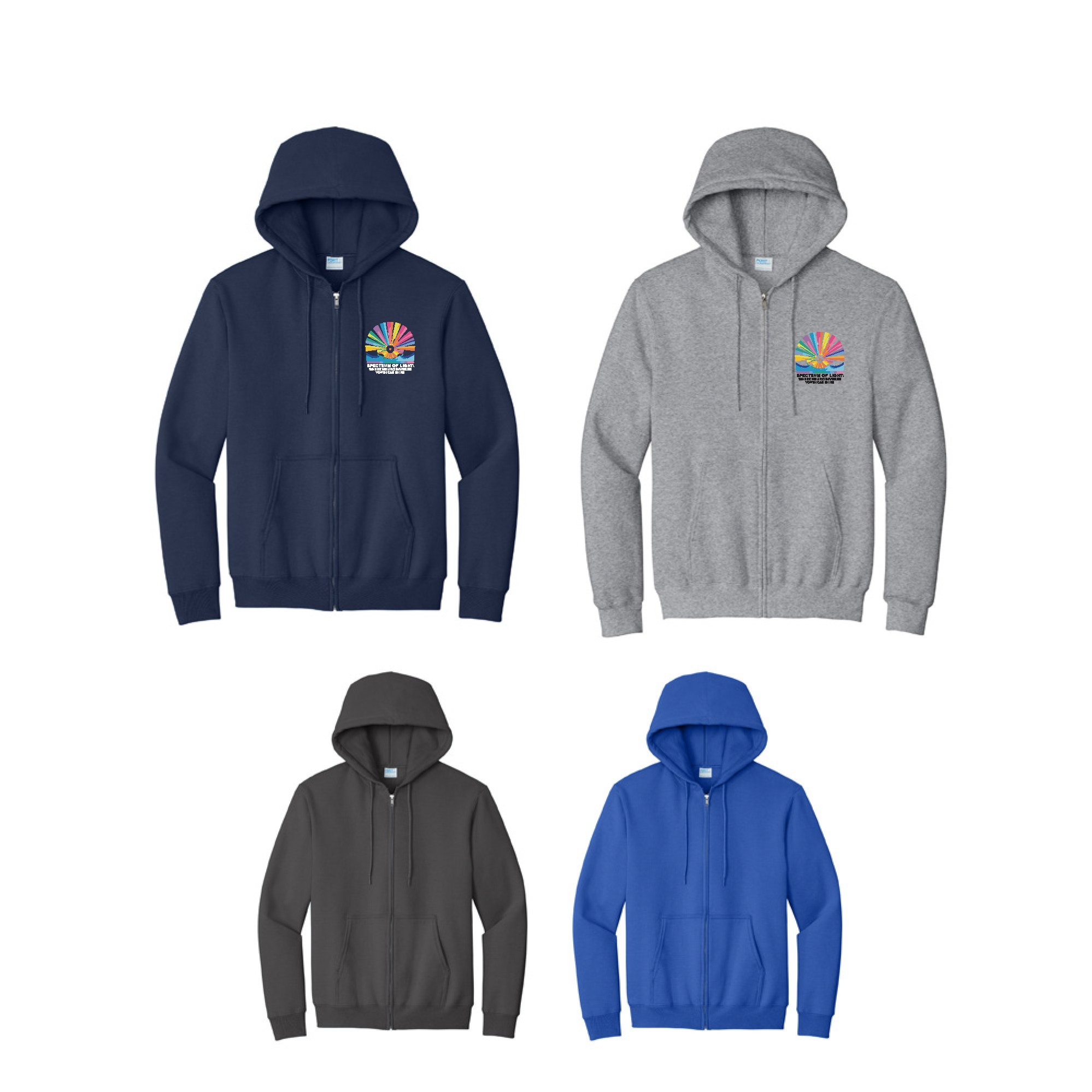 Adult Zippered Hoodie