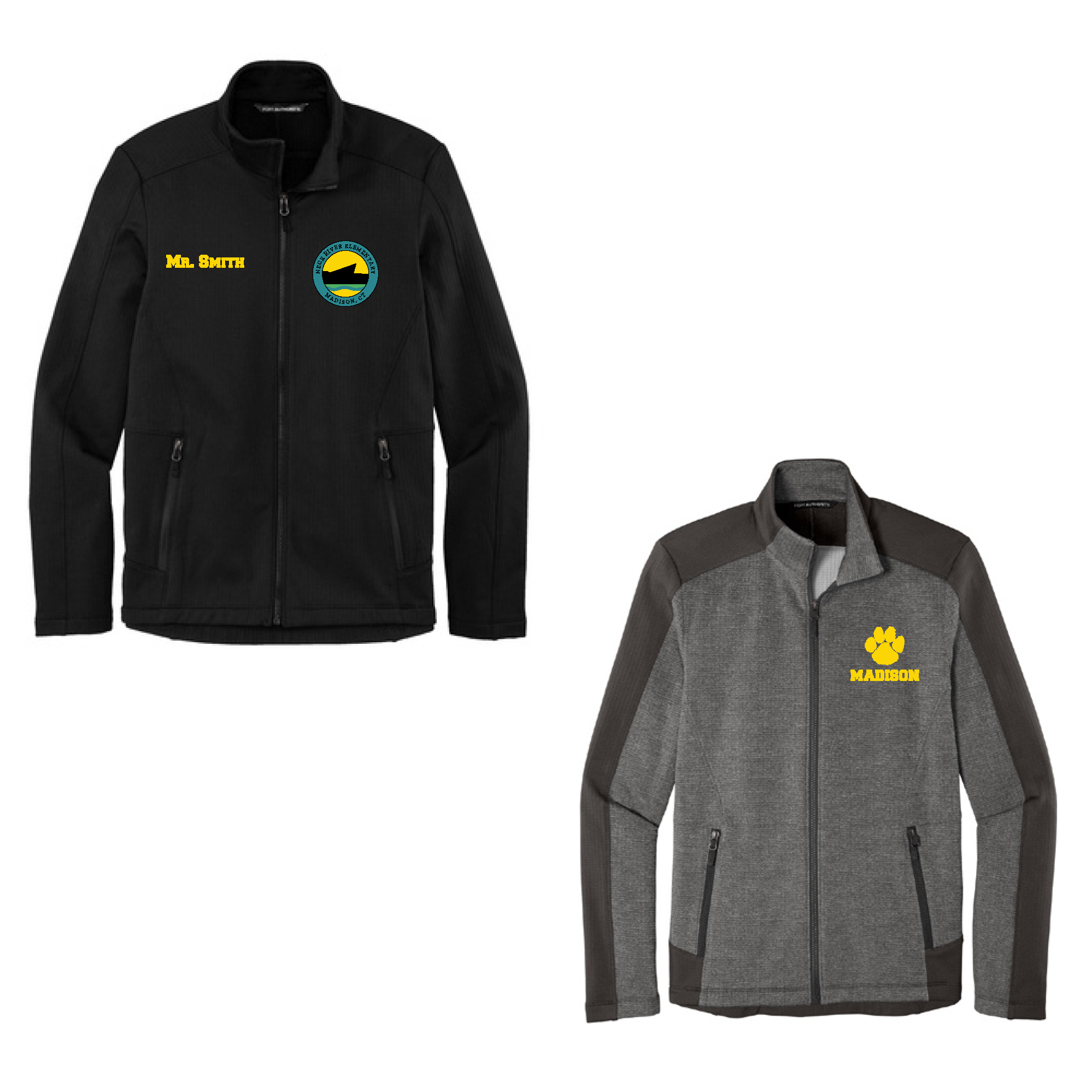 Adult Grid Fleece Jacket