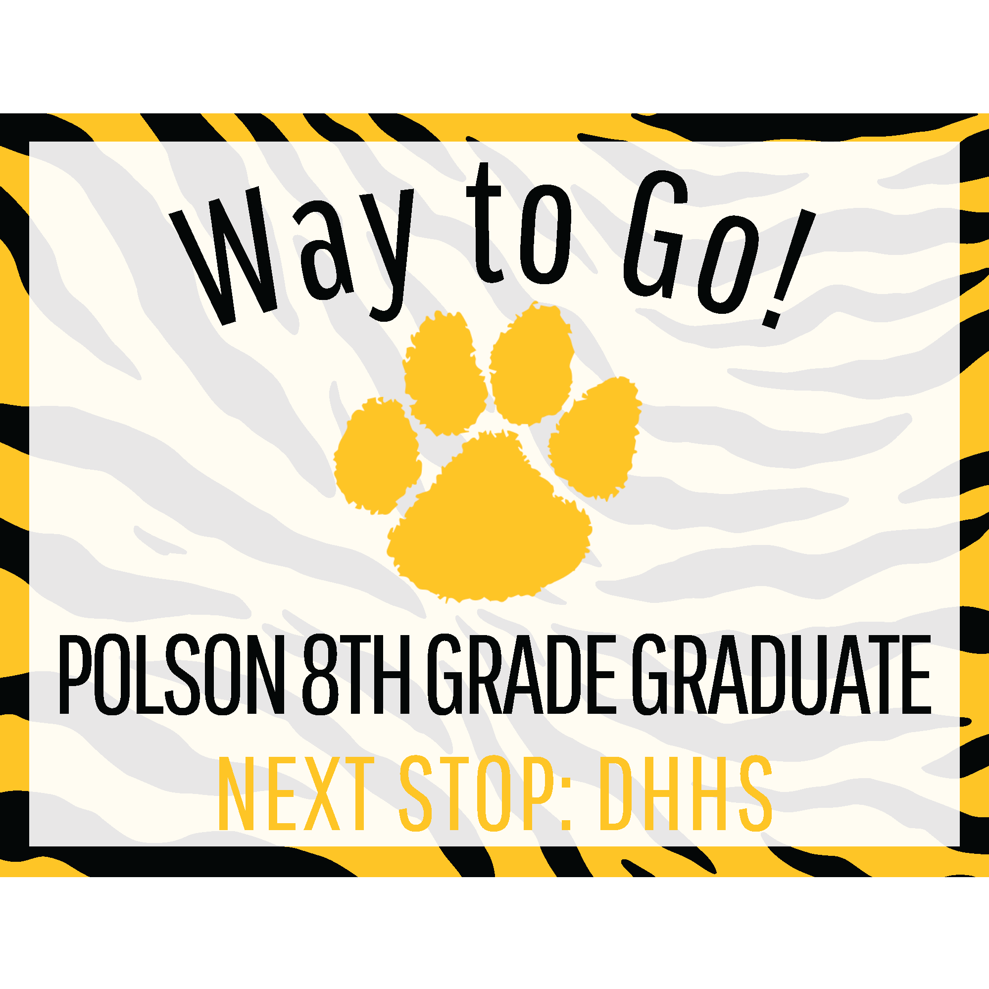 Graduation Sign