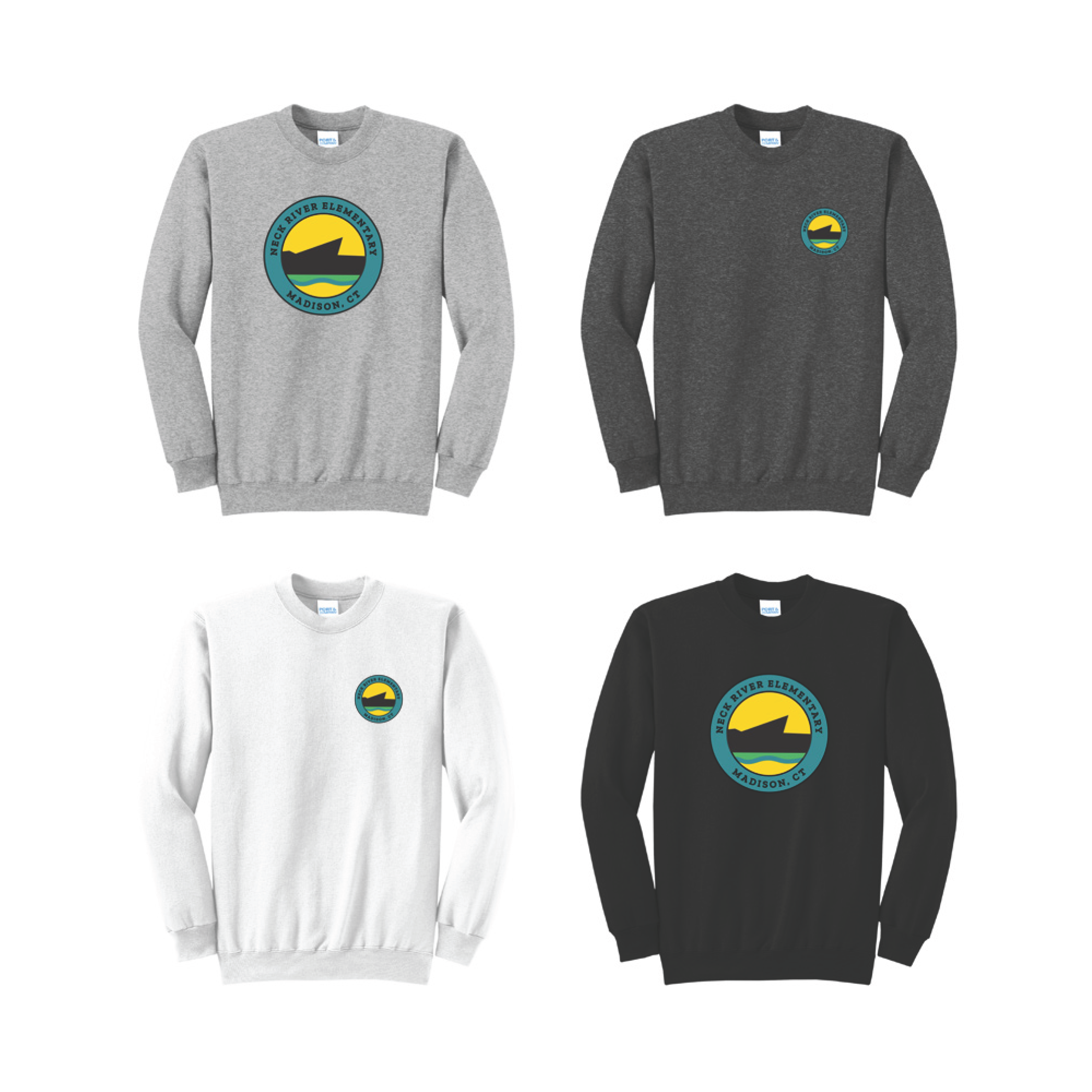 Neck River Logo Crewneck