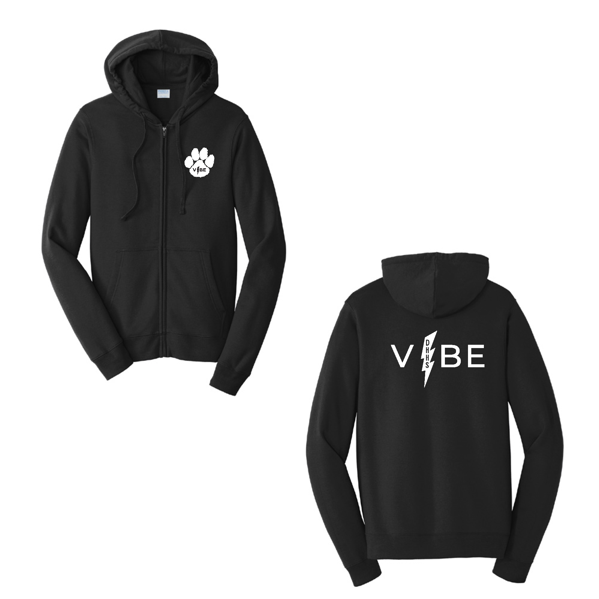 VIBE Zippered Hoodie