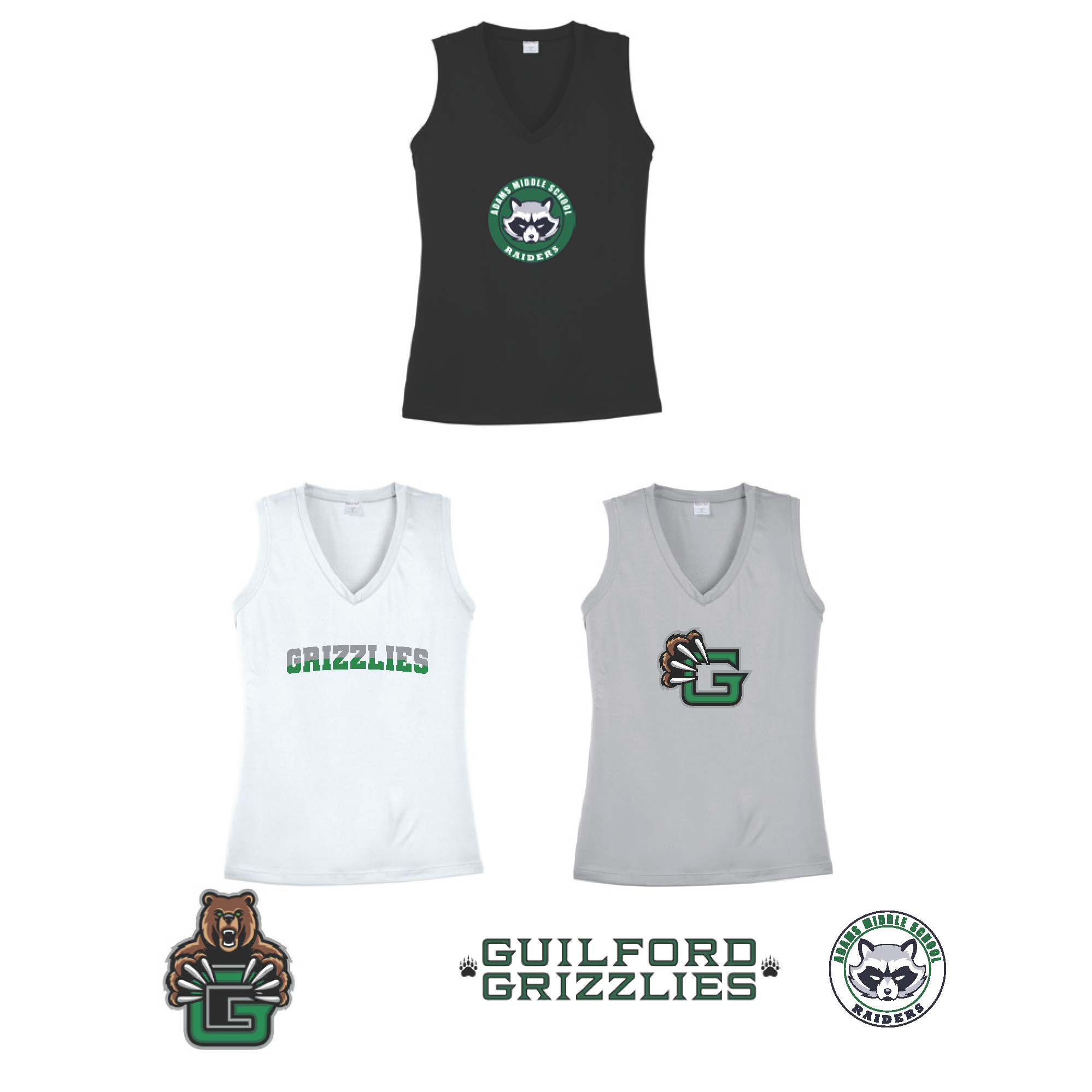 Women's Sleeveless V-Neck Tee