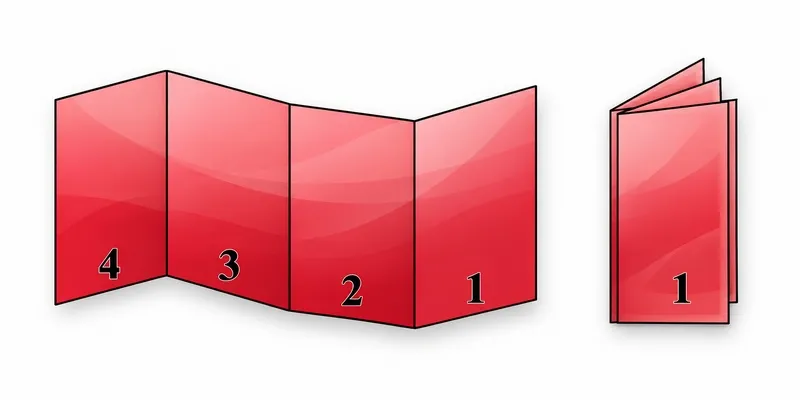 Double-parallel-fold brochure example