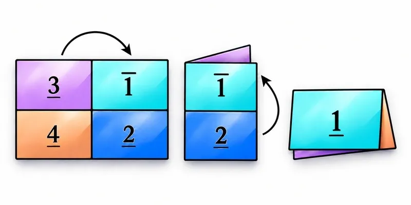 French-fold brochure example