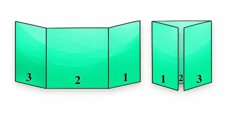 Gate-fold brochure example