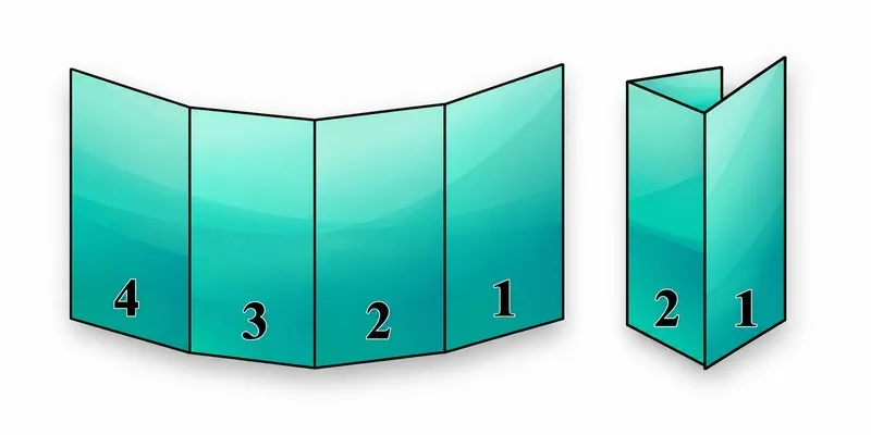 Roll-fold brochure example