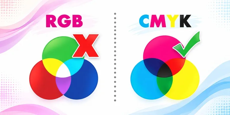RGB vs CMYK comparison