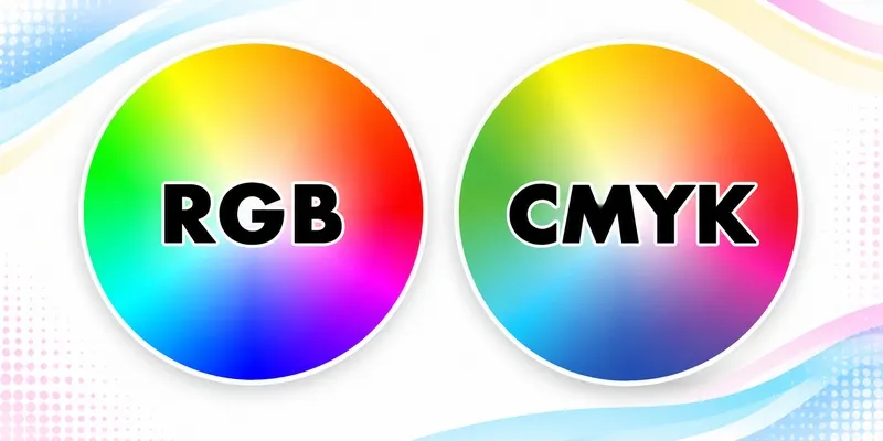 Color wheel RGB vs CMYK