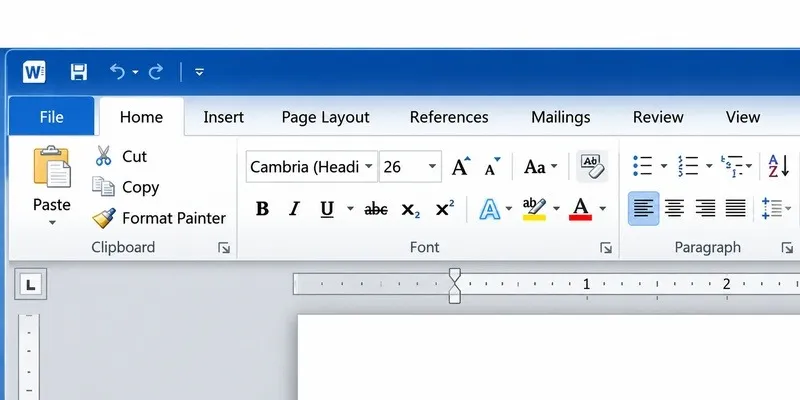 Word file tab