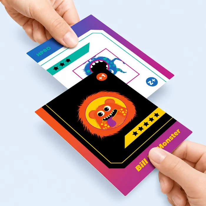 Suede Trading Cards