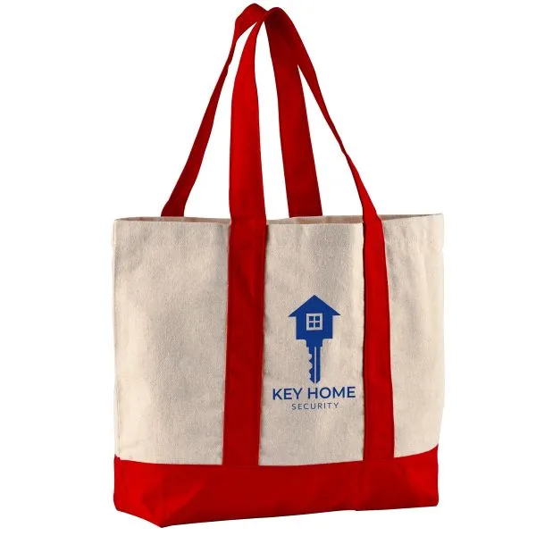 10 oz. Newport Cotton Canvas Nautical Tote