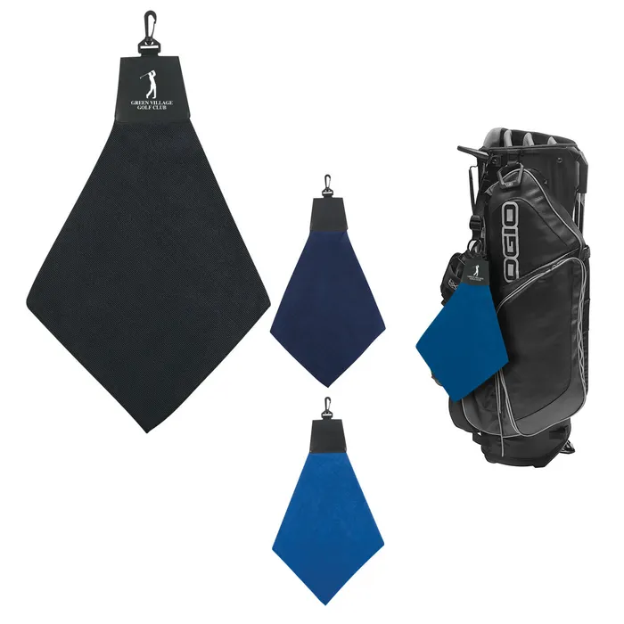 Triangle Fold Golf Towel 6076