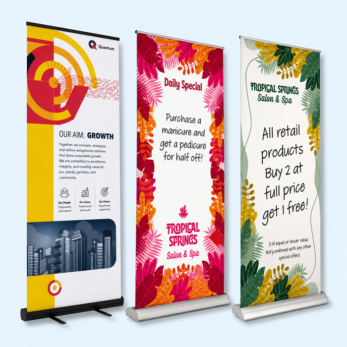 33.5" Banners