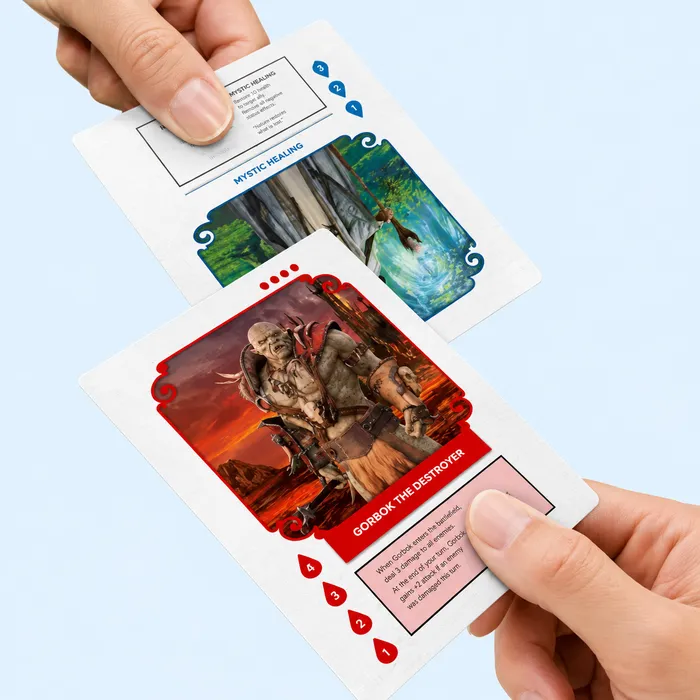 10 pt. Linen Trading Cards
