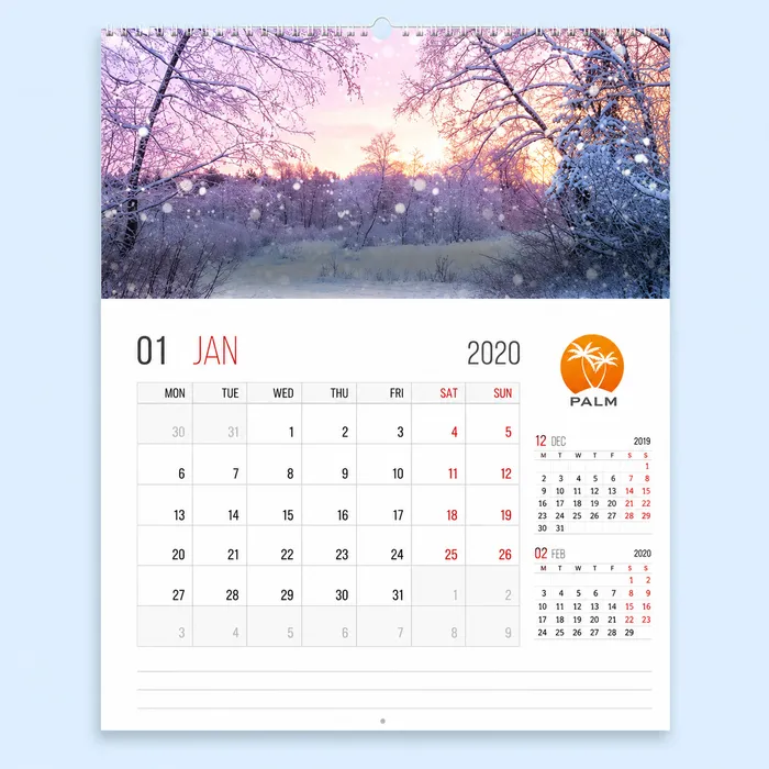 11 x 8.5 Calendars