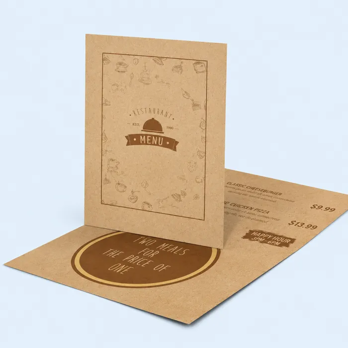 Eco-Friendly Menus