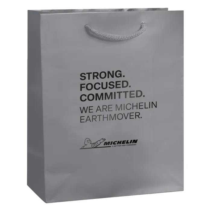 Gloss Laminated Euro Tote Bag |8x4x10|