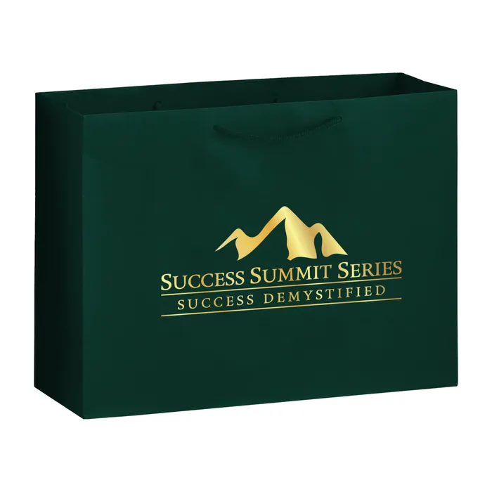 Matte Laminated Euro Tote Bag |16x6x12|