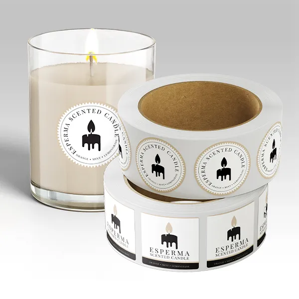 Candle Roll Labels