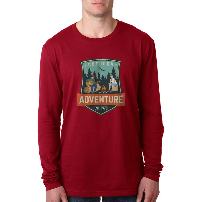 Next Level Mens Long Sleeve Crewneck Tees