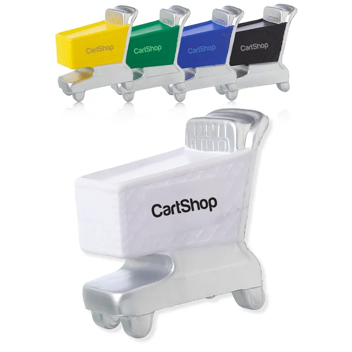 Super Market Cart Shaped Stress Balls