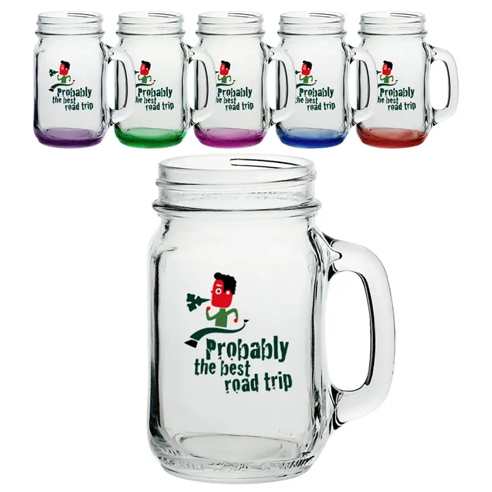 16 oz. Libbey Mason Jars with Handles