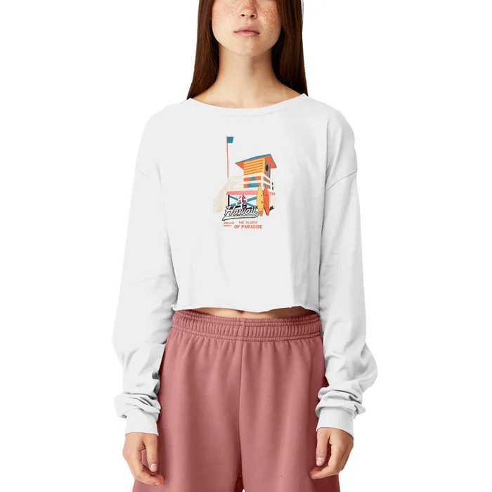 Bella Canvas Ladies' Cropped Long Sleeve Shirt