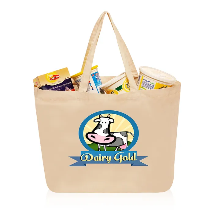 14W x 16H inch Large Cotton Shopping Bags
