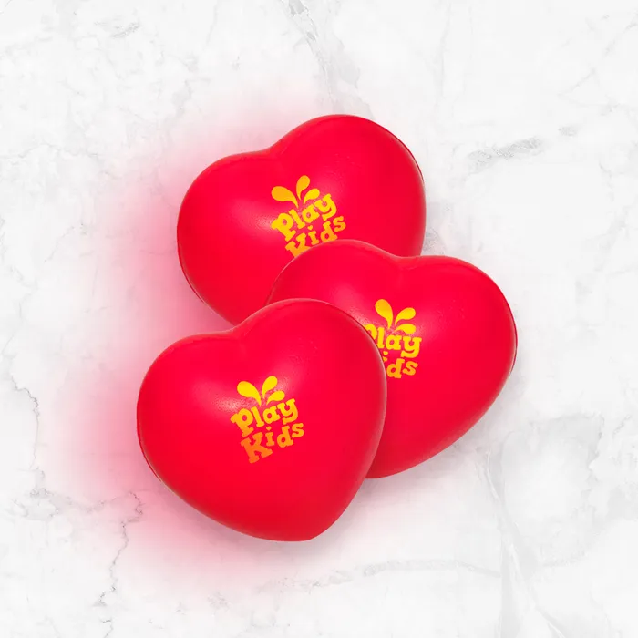 Red Heart Stress Balls