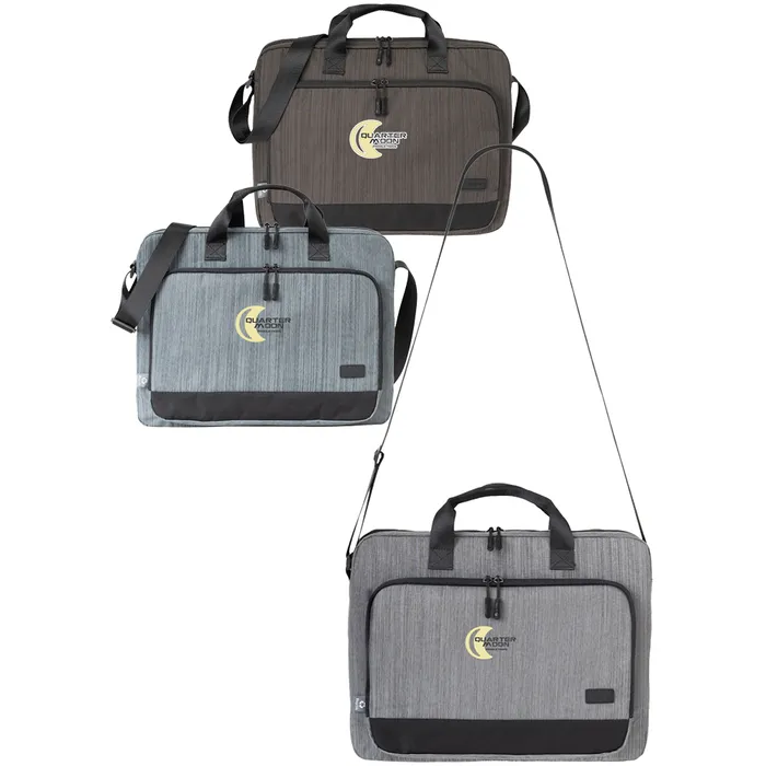 RejuVe® METRO Recycled Heather Laptop Brief Bag
