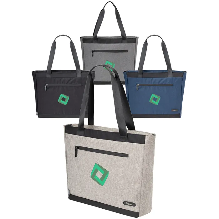 RejuVe MILANO Recycled Heather Executive Tote Bag