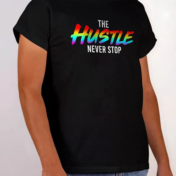 Work Hard Dream Big Unisex T-Shirt Black