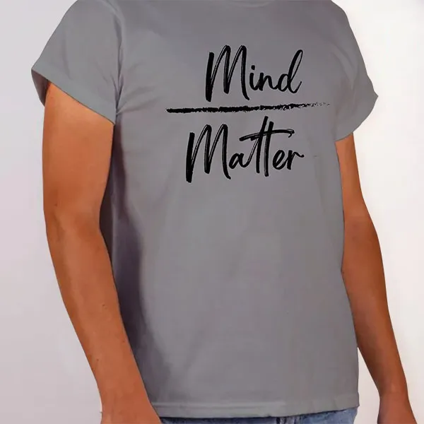 Mind / Matter Unisex T-Shirt Grey