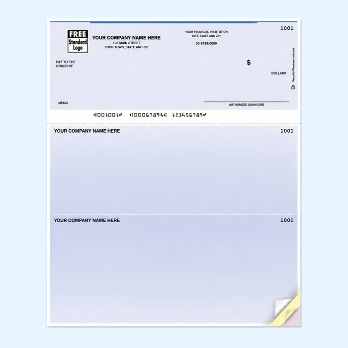 Quickbooks Laser Top Checks