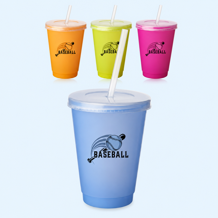 Cups w/ Straws