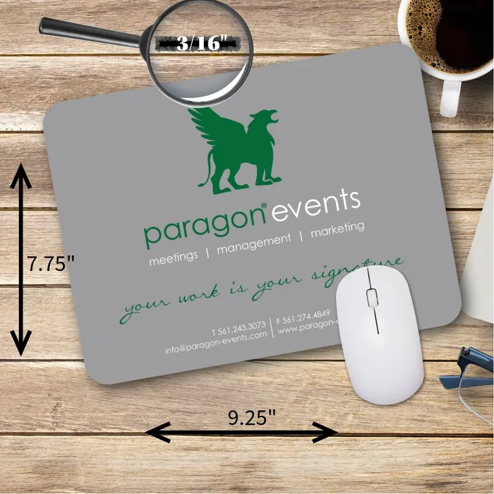 Mouse Carpet™ Heavy-Duty Fabric Mouse Pad (7.75"x9.25"x3/16")