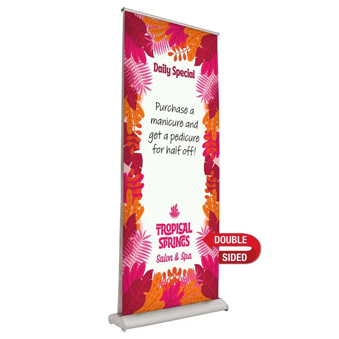 33.5" Deluxe Pro Retractor Double-Banner Kit (Dry-Erase Media) 2