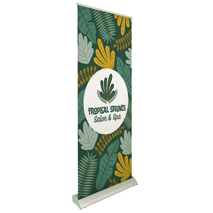 33.5" Deluxe Pro Retractor Single-Banner Kit (No-Curl Opaque Fabric) 3
