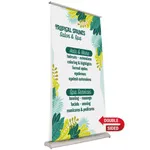 46.5" Deluxe Pro Retractor Double-Banner Kit (No-Curl Opaque Fabric) 2