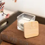 Mini Candle With Bamboo Lid 3