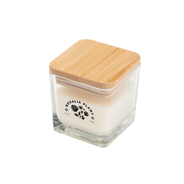 Mini Candle With Bamboo Lid 1