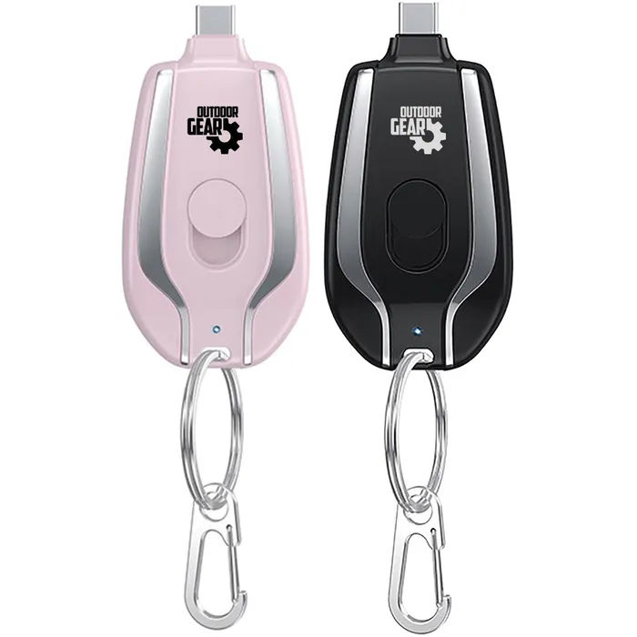 1500mAh Power Bank with Keychain for iPhone 1