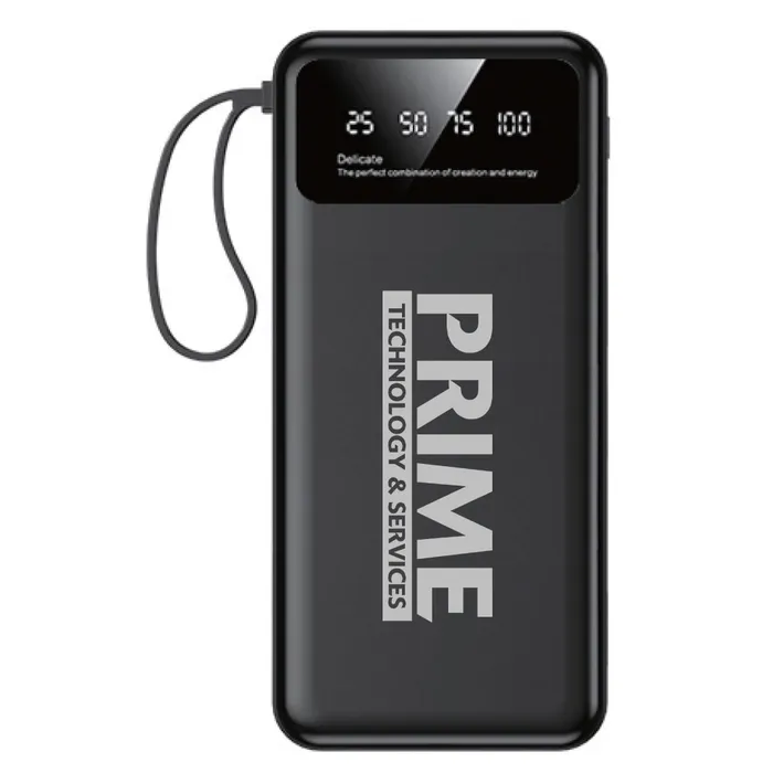 LED Display 8000 mAh Power Bank With Flashlight 5