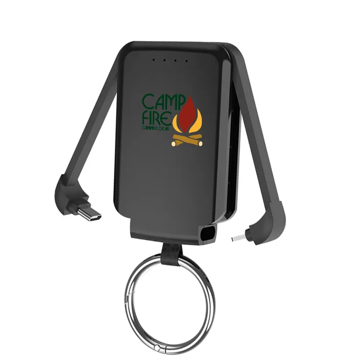 2000mAh Keychain Power Bank with Flashlight 5