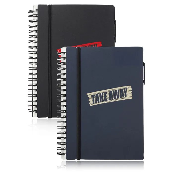 Spiral Notebooks with Elastic Closure 2