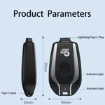 1500mAh Power Bank with Keychain for iPhone 7